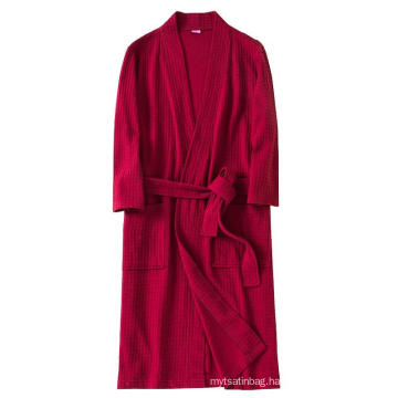 Hooded new design quality hotel bath robe